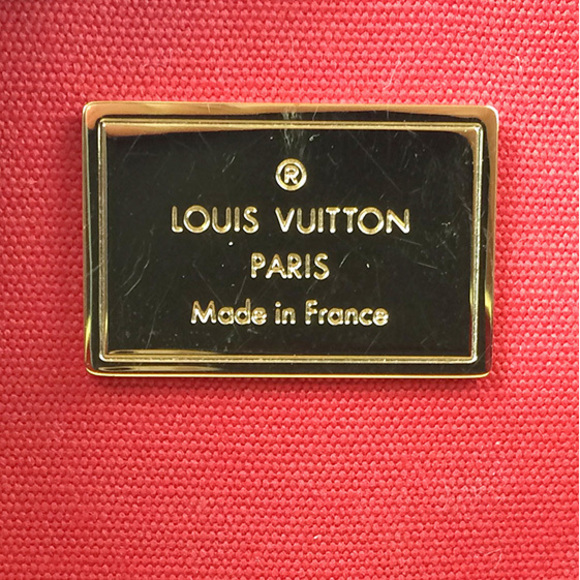 Louis Vuitton Monogram Verni Santa Monica Series Red 2way Handbag - Picture 7 of 7